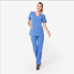 Figs scrubs Ceil Blue 2